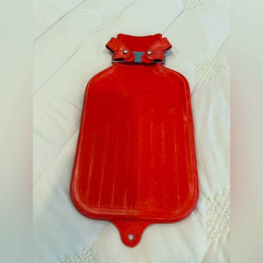 Vintage ice bag/hot water bottle. Belonged to my grandmother, so from 60-70’s